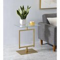 Kd Mueble Molein Side Table, Gold KD3179771